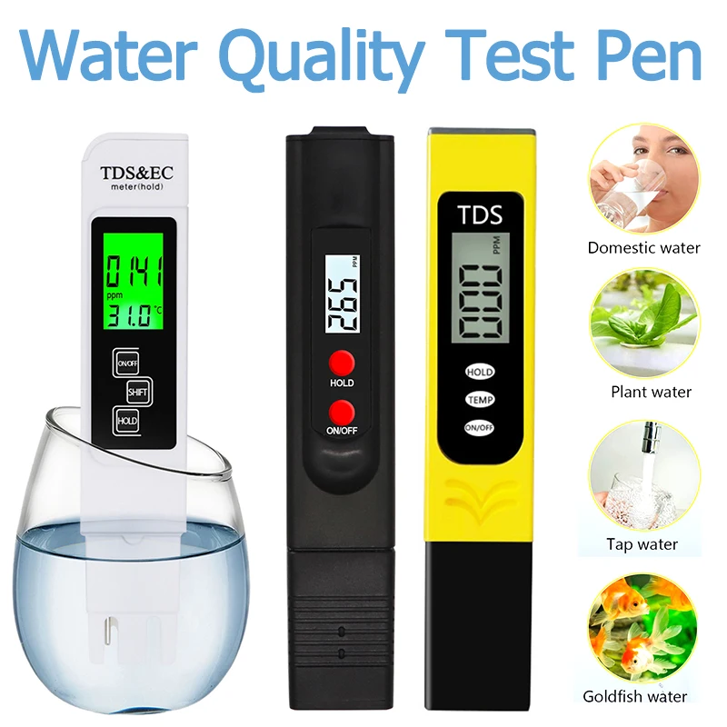 Ph Meter Digital Water Tester - TDS Pen High Precision Water Hardness
